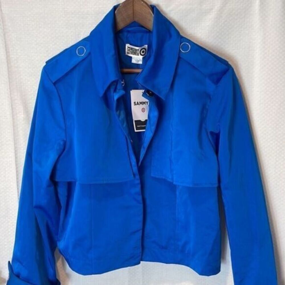 SammyB Adult Cropped Jacket Royal Blue jacket size‎ L